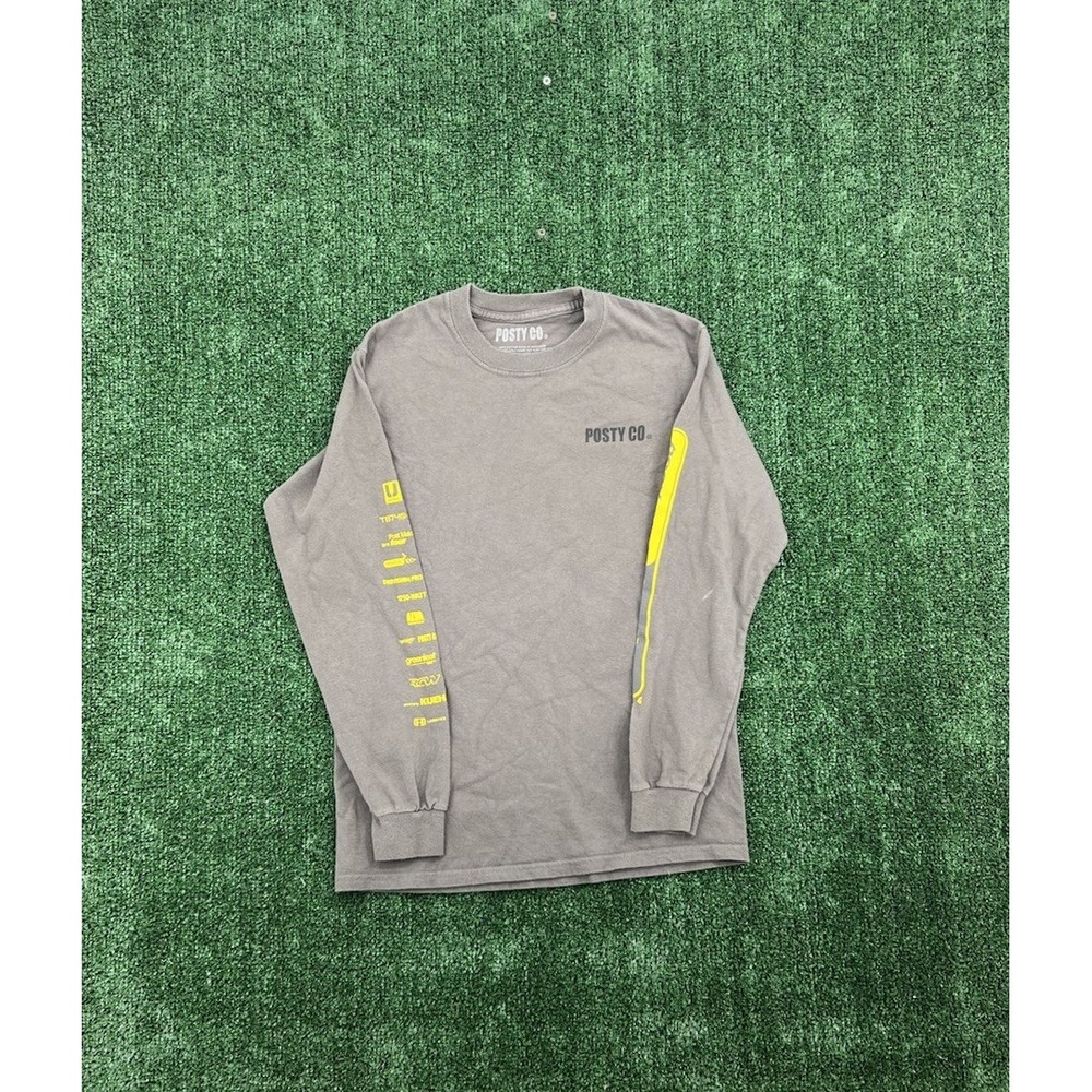 Post Malone Beerbongs & Bentleys Tour concert Long Sleeve Small merch shirt grey